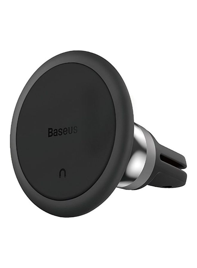 Baseus Universal 360 Degree Strong Magnetic Air Vent Car Mount Holder with Cable Clip Organizer for Samsung, iPhone, Huawei, Xiaomi and Other Smartphones Black  - Image 1
