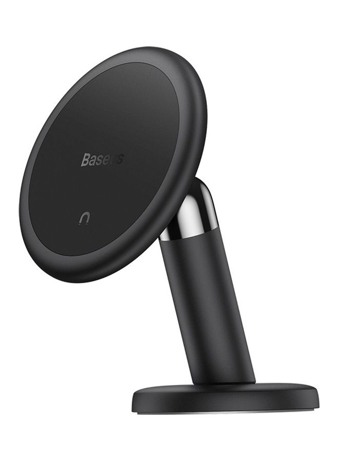 Baseus Universal 360 Degree Strong Magnetic Dashboard Car Mount Holder with Cable Clip Organizer for Samsung, iPhone, Huawei, Xiaomi and Other Smartphones Black  - Image 1