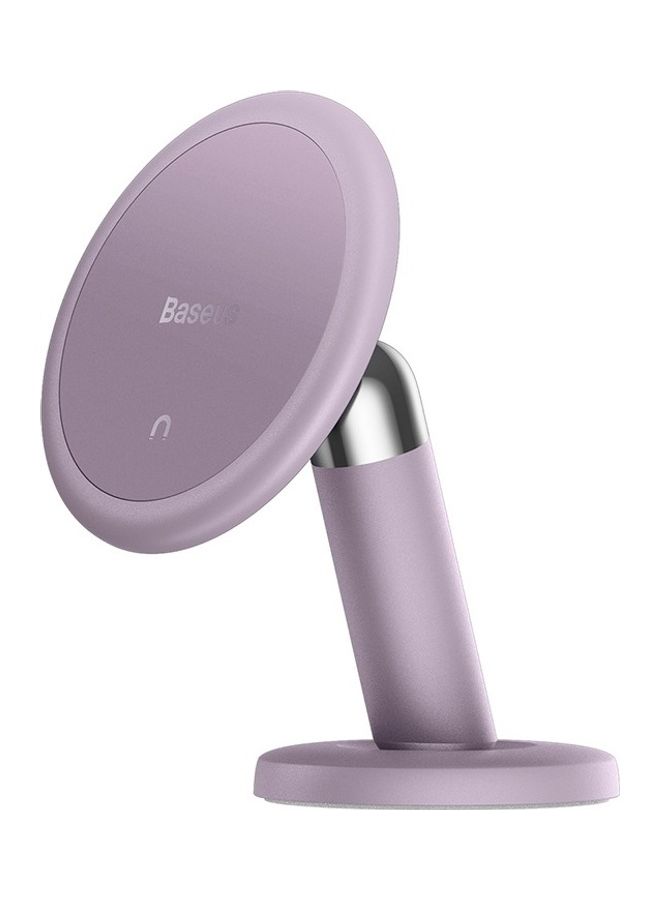 Baseus Universal 360 Degree Strong Magnetic Dashboard Car Mount Holder with Cable Clip Organizer for Samsung, iPhone, Huawei, Xiaomi and Other Smartphones Purple  - Image 1