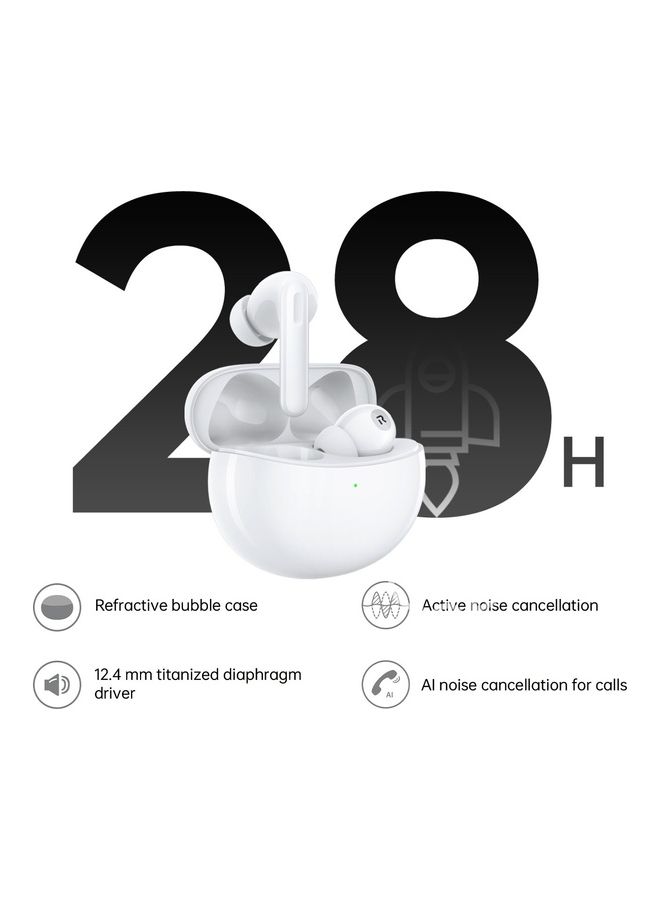 OPPO - Enco Air2 Pro True Wireless Noise Cancelling Earbuds White - Image 1