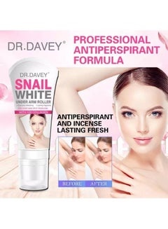 DR. DAVEY Snail Whitening Under Arm Roller 100ml  - Image 2