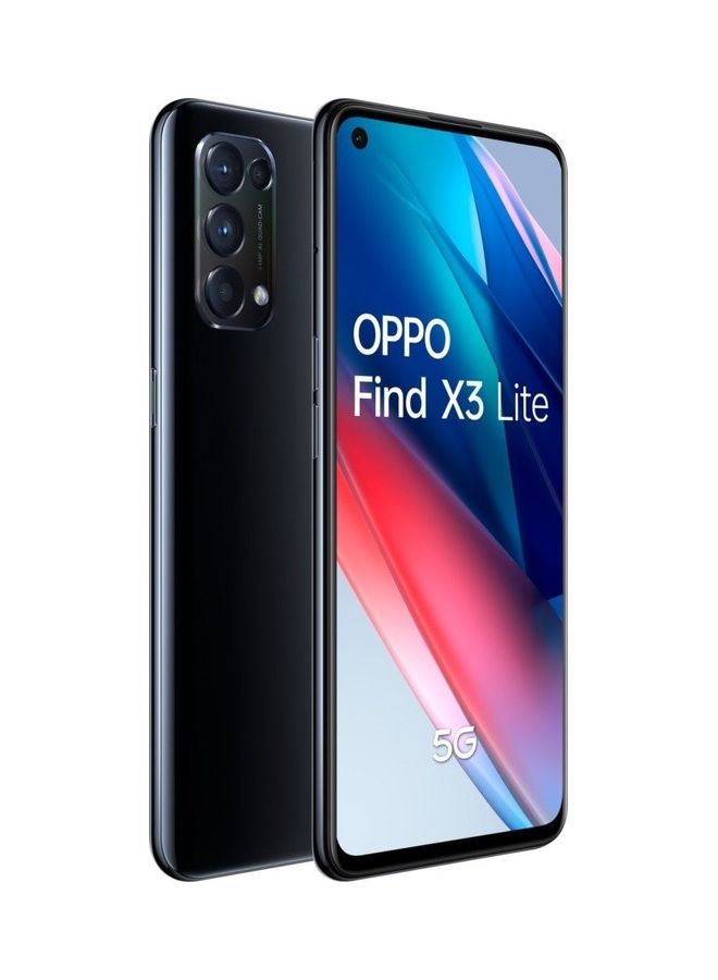 OPPO - Find X3 lite Starry Black 5G Dual Sim 8GB RAM 128GB - International Version - Image 1