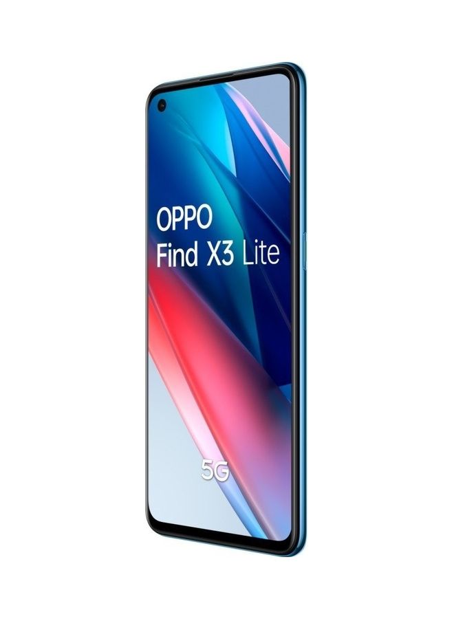 OPPO - Find X3 lite Azure Blue 5G Dual Sim 8GB RAM 128GB - International Version - Image 1