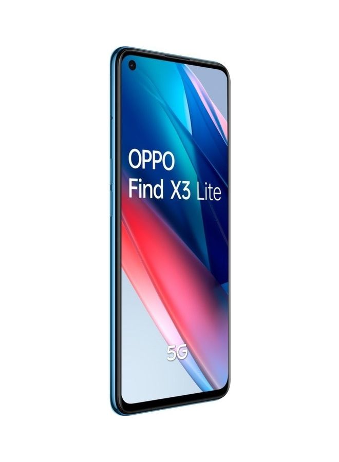 OPPO - Find X3 lite Azure Blue 5G Dual Sim 8GB RAM 128GB - International Version - Image 1