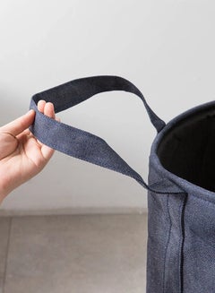 Home Concept Cloth Storage Basket Blue 35x35x10centimeter  - Image 4