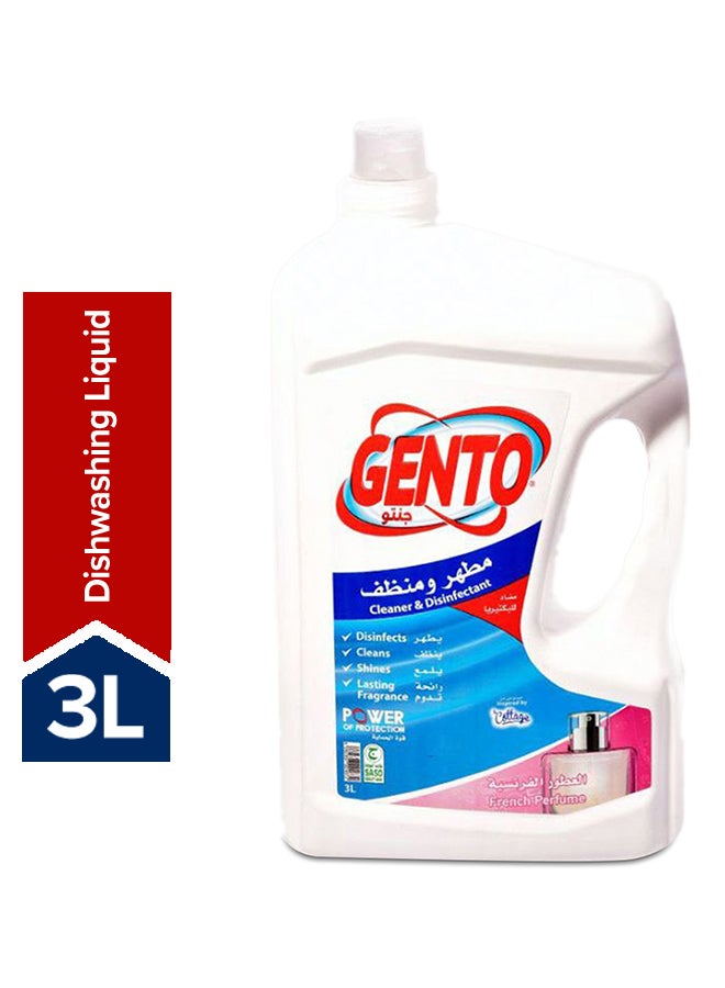 GENTO Disinfectant Liquid Cleaner Clear 3Liters 