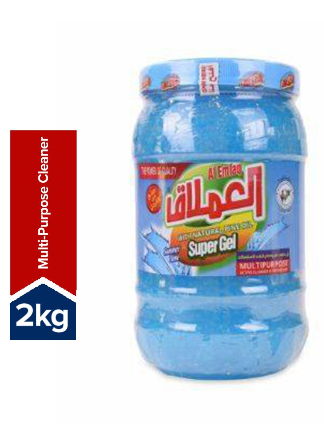 منظف سوبر جل لوقت الصيف أزرق 2كيلوجرام