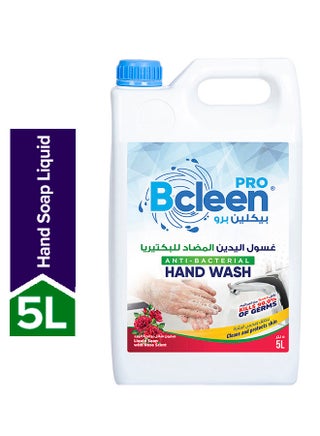 Anti Bacterial Liquid Hand Wash Rose Scent 5Liters - v1659442761/N40926813A_1