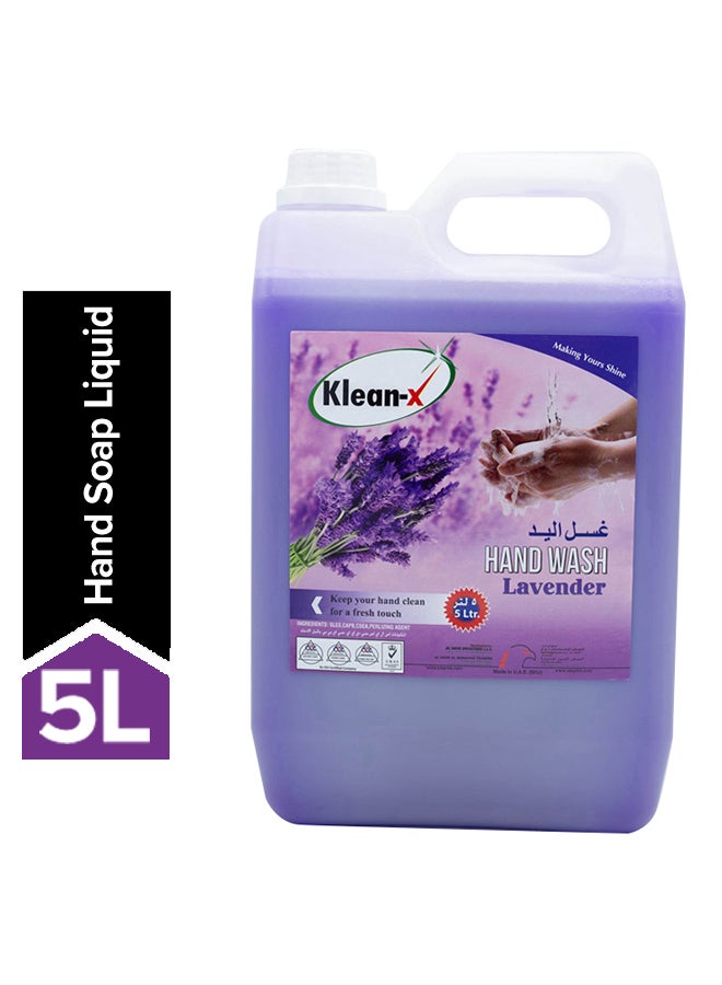 Klean-X Lavender Hand Wash Liquid 5Liters - Image 1