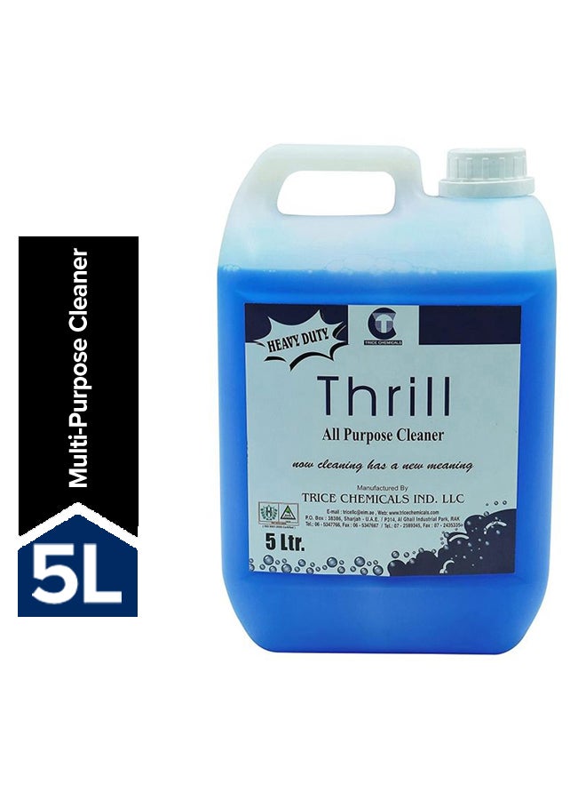 Thrill Heavy Duty All Purpose Cleaner Blue 5Liters - Image 1