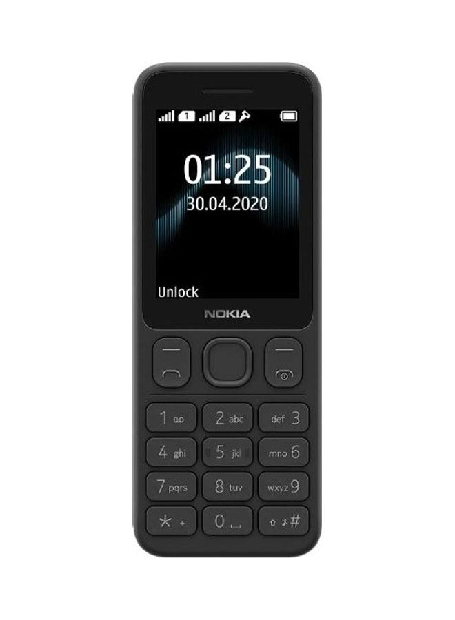 نوكيا هاتف 125 بذاكرة داخلية 4 ميجابايت ويدعم تقنية 4G بلون أسود (إصدار 2020)  - Image 2