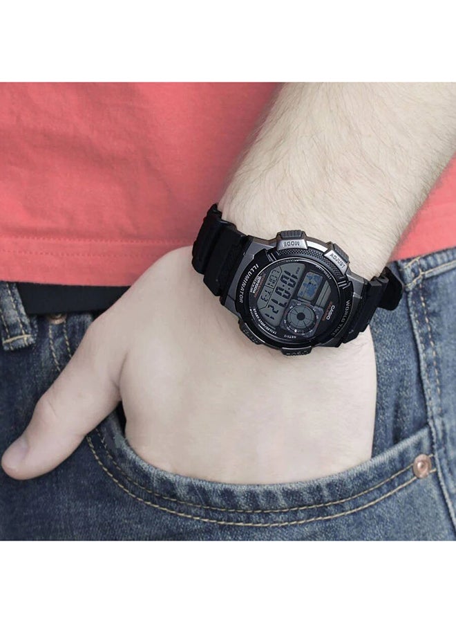 Men's Youth Digital Wrist Watch Ae-1000W-1Avdf - 45 mm - Black - v1659445295/N41422387A_8