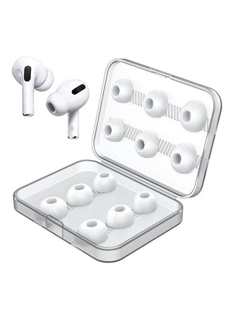 12-Piece Replacement Ear Buds For AirPods Pro White