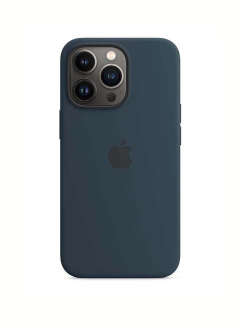 iPhone 13 Pro Silicone Case with MagSafe Abyss Blue