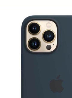 Apple iPhone 13 Pro Max Silicone Case with MagSafe Abyss Blue  - Image 4