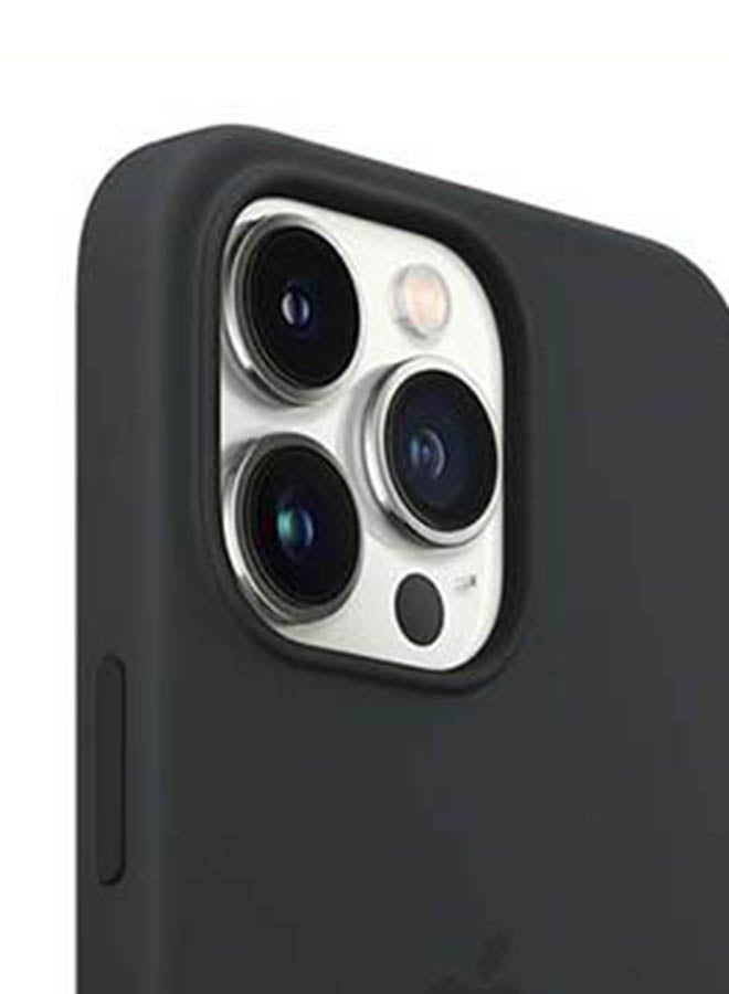 Apple - iPhone 13 Pro Silicone Case with MagSafe Midnight - Image 1
