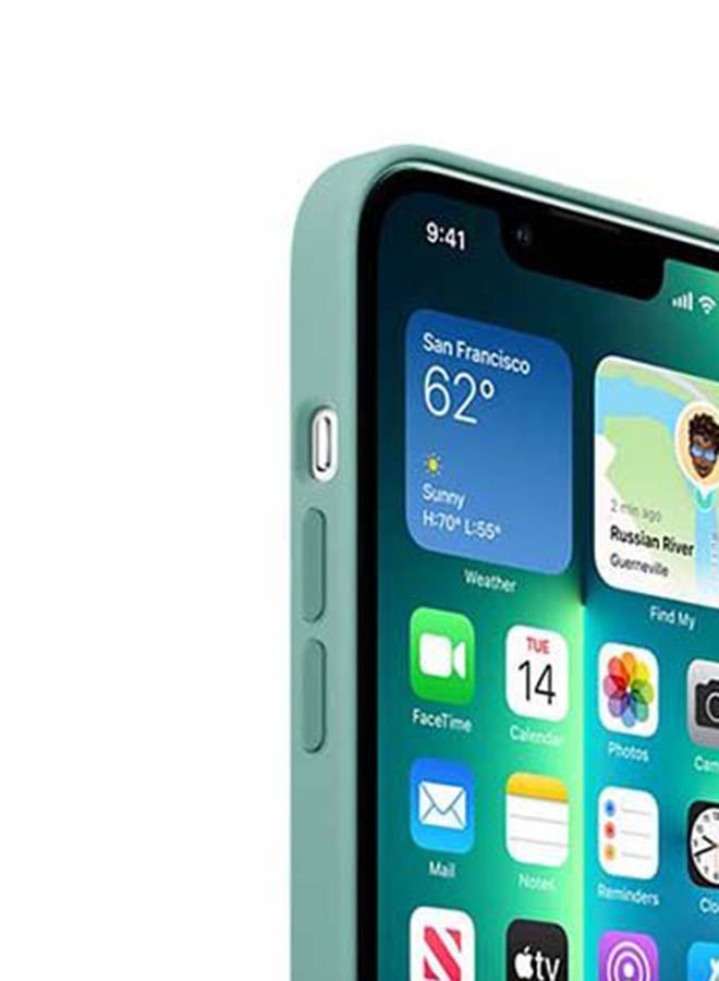 MARGOUN - Silicone Case Cover for iPhone 13 Pro Max 6.7inch Cactus Green - Image 1