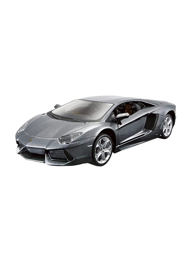 1:24 Scale Assembly Line Lamborghini Aventador LP700-4 - Grey Diecast Car 19.47x5.15x9.58cm - v1659454890/N12657969A_1