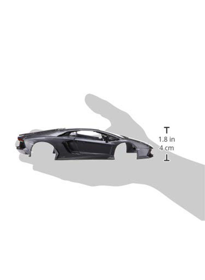 1:24 Scale Assembly Line Lamborghini Aventador LP700-4 - Grey Diecast Car 19.47x5.15x9.58cm - v1659454891/N12657969A_6