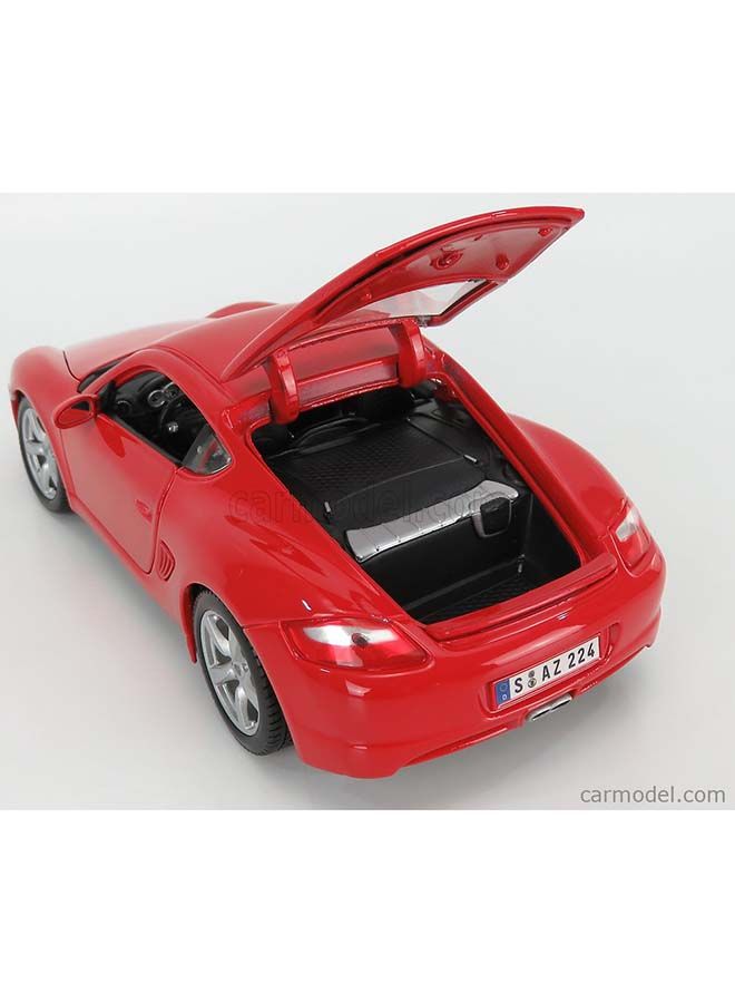 Maisto - 1:18 Scale Special Edition - Porsche Cayman S - Red Diecast Car 27.90 x 7.55 x 11.50cm - Image 1