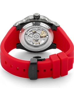 CERRUTI 1881 Men's Round Shape Silicone Band Analog Wrist Watch CIWGR2223903 - 45.5 mm - Red  - Image 2