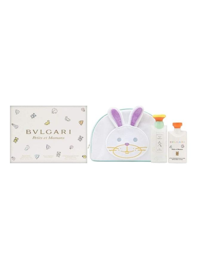 BVLGARI Petits Et Mamans Eau De Toilette Toiletry Pouch Set 100+75ml  - Image 2