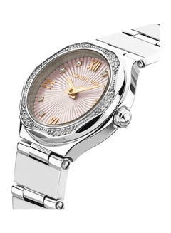 CERRUTI 1881 Women's Round Shape Stainless Steel Analog Wrist Watch CIWLH2225303 - 26 mm - Silver  - Image 3