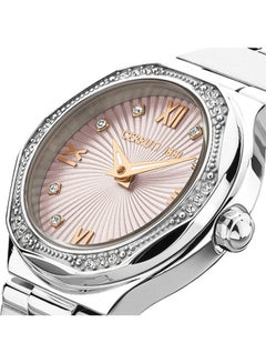 CERRUTI 1881 Women's Round Shape Stainless Steel Analog Wrist Watch CIWLH2225303 - 26 mm - Silver  - Image 4