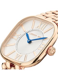 CERRUTI 1881 Women's Square Shape Stainless Steel Analog Wrist Watch CIWLG2225203 - 28 mm - Rose gold  - Image 4