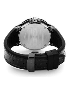 CERRUTI 1881 Men's Round Shape Leather Band Analog Wrist Watch CIWGQ2224803 - 45 mm - Black  - Image 2