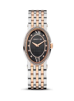CERRUTI 1881 Women's Oval Shape Stainless Steel Analog Wrist Watch CIWLG2226103 - 28 mm - Rose gold  - Image 1