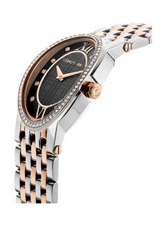 CERRUTI 1881 Women's Oval Shape Stainless Steel Analog Wrist Watch CIWLG2226103 - 28 mm - Rose gold  - Image 3