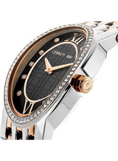 CERRUTI 1881 Women's Oval Shape Stainless Steel Analog Wrist Watch CIWLG2226103 - 28 mm - Rose gold  - Image 4