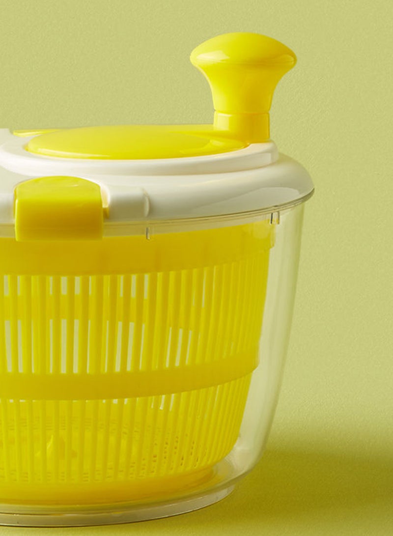 Noon East Manual Salad Spinner Yellow/White 4.5ml - Image 5