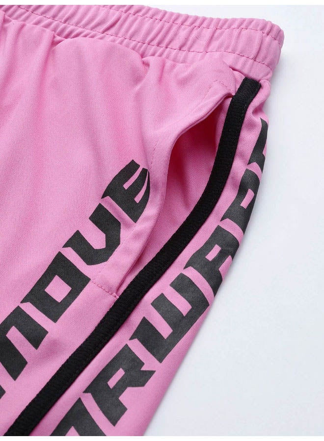 Mid Rise Comfortable Shorts Phlox Pink / Jet Black 
