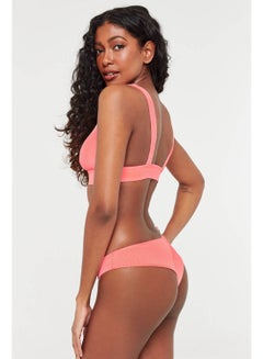 Ardene Ribbed Bikini Bottom Orange  - Image 2