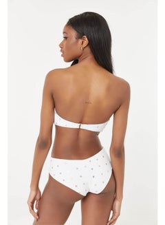 Ardene Cheeky Starfish Print Bikini Bottom White  - Image 2