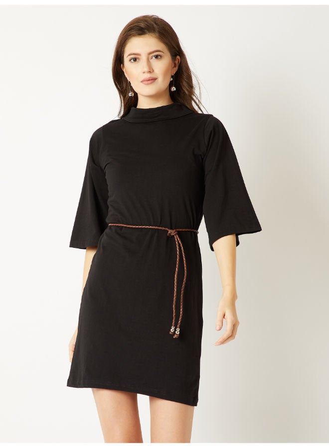 Darkness Shines Belted Dress Black - v1659506582/N50984382V_1