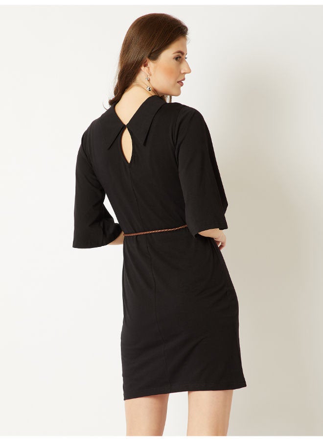 Darkness Shines Belted Dress Black - v1659506582/N50984382V_2