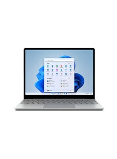 Surface Laptop Go 2 With 12-Inch PixelSense Display, Intel Core i5 1135G7 Processor / 8GB RAM / 128GB SSD / Intel Iris Xe Graphics / Windows 11 Home / Arabic Platinum
