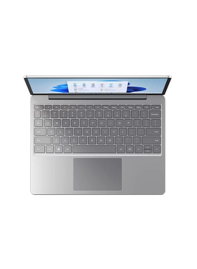 Microsoft - Surface Laptop Go 2 With 12-Inch PixelSense Display, Intel Core i5 1135G7 Processor / 8GB RAM / 128GB SSD / Intel Iris Xe Graphics / Windows 11 Home / Arabic Platinum - Image 1