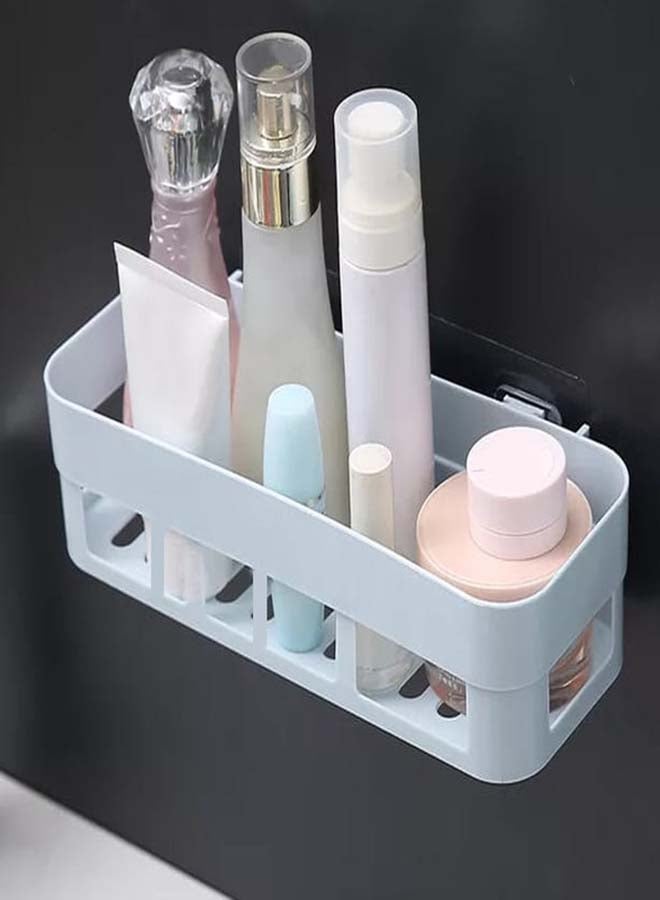 fashionhome Wall Mounted Bathroom Storage Box Light Blue 25.5x9.5x6.5cm  - Image 1