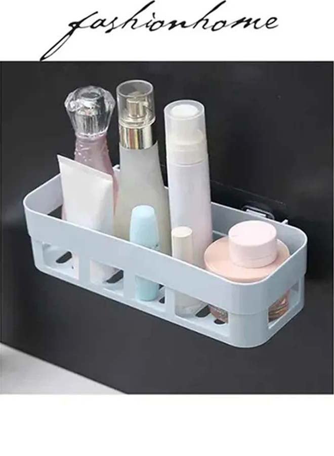 fashionhome Wall Mounted Bathroom Storage Box Light Blue 25.5x9.5x6.5cm  - Image 2