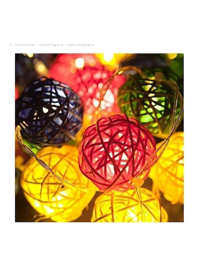 20-LED Globe String Light Set Multicolour - Image 1