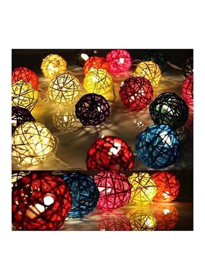 20-LED Globe String Light Set Multicolour - Image 2