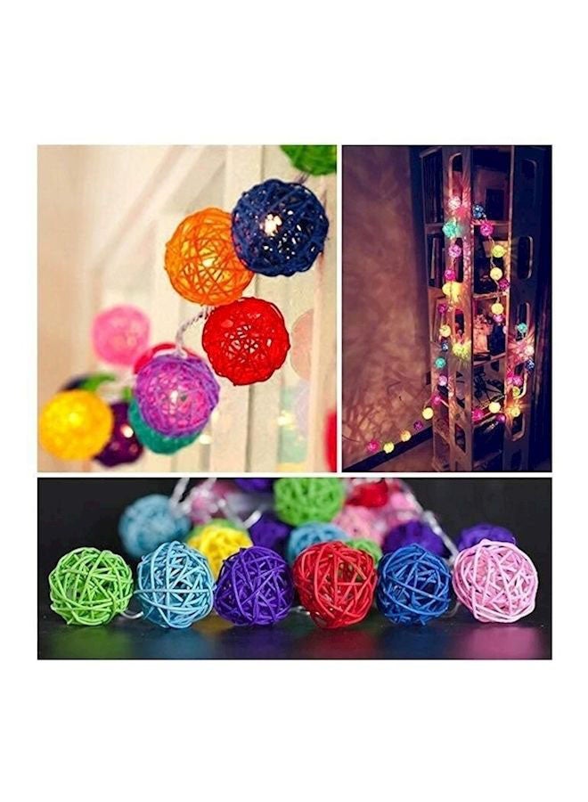 20-LED Globe String Light Set Multicolour - Image 3