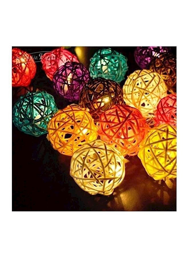 20-LED Globe String Light Set Multicolour - Image 4