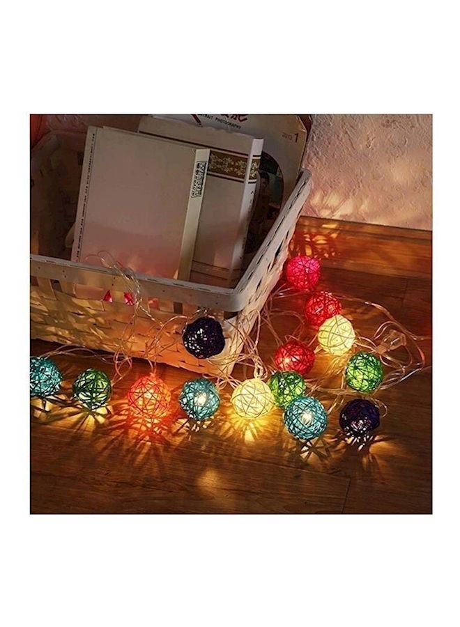 20-LED Globe String Light Set Multicolour - Image 5