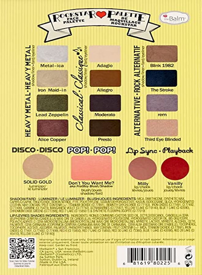 ADS Jovi Rockstar Face Palette Multicolour - Image 2