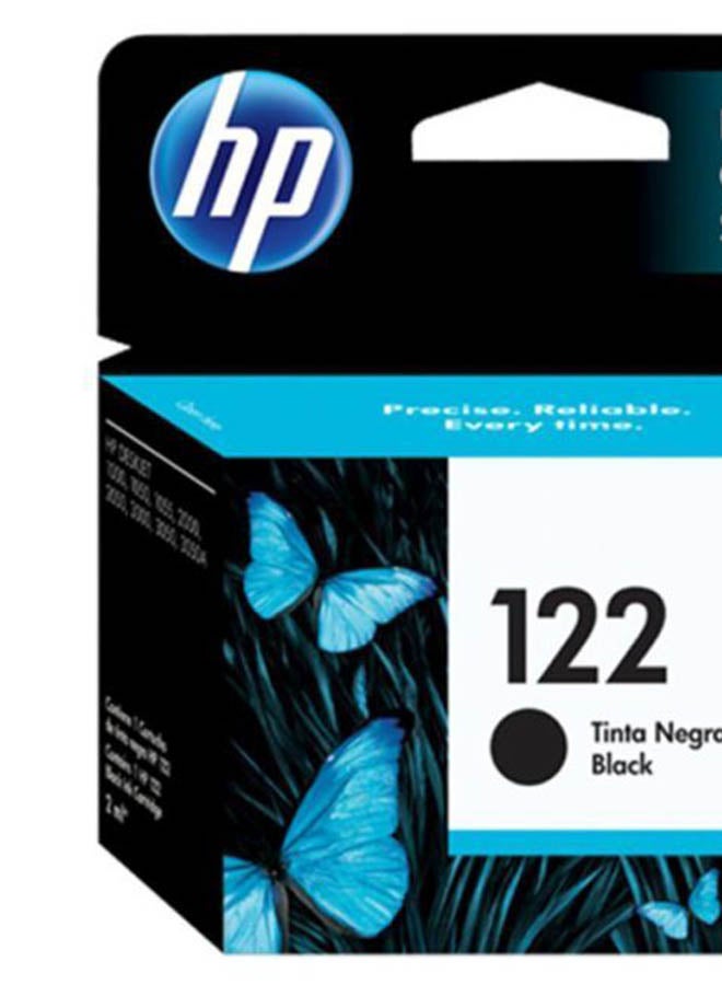 HP - 122 Inkjet Printer High Yield Cartridge Black - Image 1